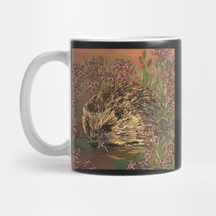 Sweet Ragged-Robin Hedgehog Mug